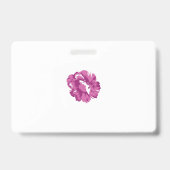 Badge Fille, Pale Megenta, Santé Royale (Arrière)