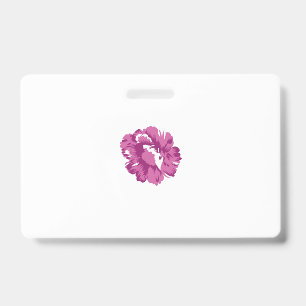 Badge Fille, Pale Megenta, Santé Royale