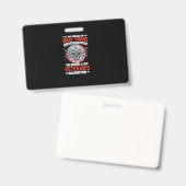 Badge fille vétéran (Avant & arrière)