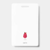 Badge Filles de la fête de Bachelorette Week-end Demoise (Arrière)