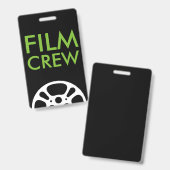 Badge Film Reel Crew and Staff Lanyard (Front & Back)