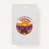 Badge Fin de vie Doula, infirmière en soins palliatifs (Dos)