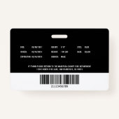 Badge Firefighter Fire Department Employee Photo ID (Dos)