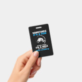 Badge Fisher Parfois C'Est Un Poisson (Manuel / portable)