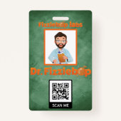 Badge Fizzlebop Labs (Devant)