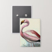 Badge Flamant Vintage (Recto/Verso)