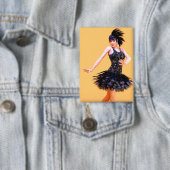 Badge Flapper Dancing Vintage (Insitu)