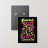 Badge Flea-Bag Floyd – Punks Paranormaux (Recto/Verso)