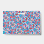 Badge Fleur bleue tombée (Arrière)
