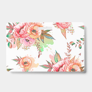 Badge fleur de printemps
