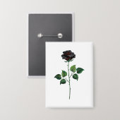 Badge Fleur de rose noire (Recto/Verso)
