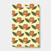 Badge Fleur d'hiver (Arrière)