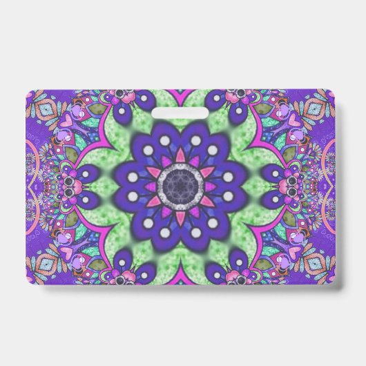 Badge Fleur Mandala (Avant)