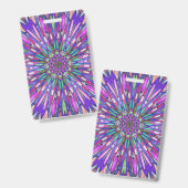 Badge Fleur Mandala (Avant & arrière)