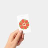 Badge Fleur Pointillée en Plastique (Manuel / portable)