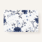 Badge Fleurs bleues (Devant)