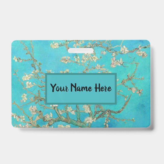 Badge Fleurs d'amandier de Van Gogh (Avant)