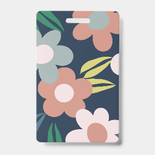 Badge Fleurs de printemps