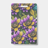 Badge Fleurs magiques (Dos)