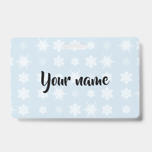 Badge Flocons de neige (Avant)