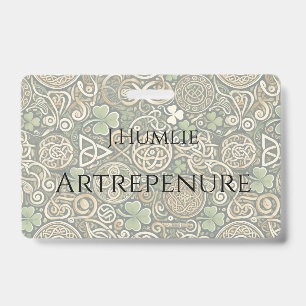 Badge Floraison Celtique