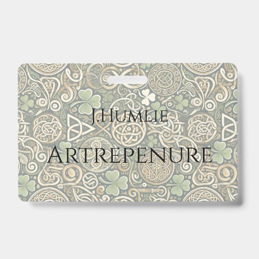 Badge Floraison Celtique (Avant)