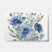 Badge Floral Chic Classical Personnalisé Customisé (Arrière)