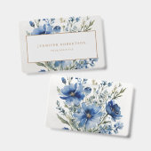 Badge Floral Chic Classical Personnalisé Customisé (Avant & arrière)