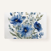 Badge Floral Chic Classical Personnalisé Customisé (Dos)