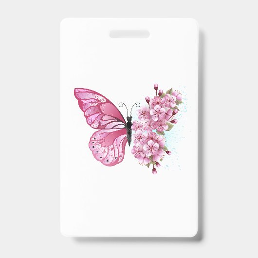 Badge Flower Butterfly (Avant)
