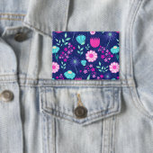 Badge Fond à motif floral mignon (Insitu)