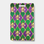 Badge Fond de bijoux Mardi Gras (Arrière)