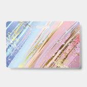 Badge Fond rose texturé (Arrière)