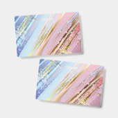 Badge Fond rose texturé (Avant & arrière)