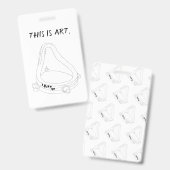 Badge Fontaine de Marcel Duchamp R.Mutt 1917 (Recto et verso)