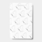 Badge Fontaine de Marcel Duchamp R.Mutt 1917 (Dos)