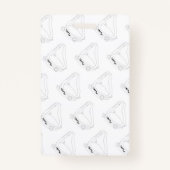 Badge Fontaine de Marcel Duchamp R.Mutt 1917 (Dos)