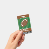 Badge Football Anniversaire Parti VIP Pass (Manuel / portable)