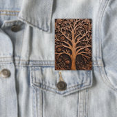 Badge Forêts australiennes : impression sur bois de l'ar (Insitu)