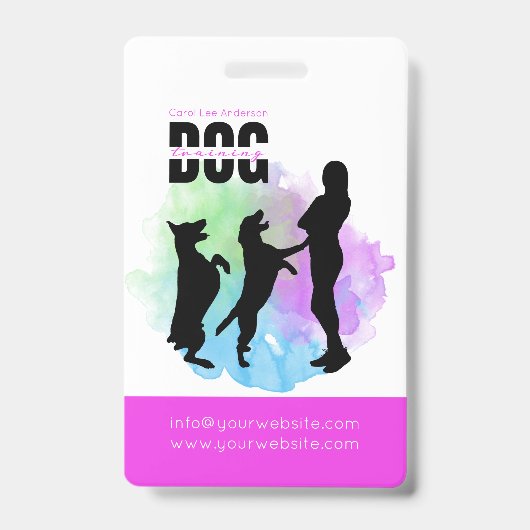 Badge Formation canine / Dresseur de chiens (Avant)
