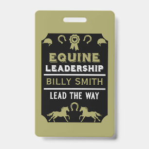 Badge Formation de leadership équin