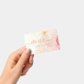 Badge Formes aquarelles abstraites Rose script Coach de  (Manuel / portable)