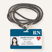 Badge | Foto-ID van medewerker van de promo (Voorkant met draagriem)