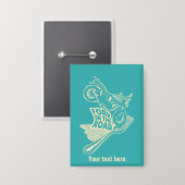 Badge Fourche dans le crash de moto routier (Recto/Verso)