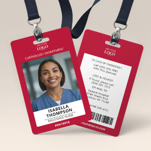 Badge Fournisseur de soins de santé Numéro de photo de l