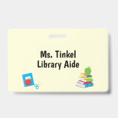 Badge Fournitures scolaires adjoint(e) d'enseignement ni (Arrière)