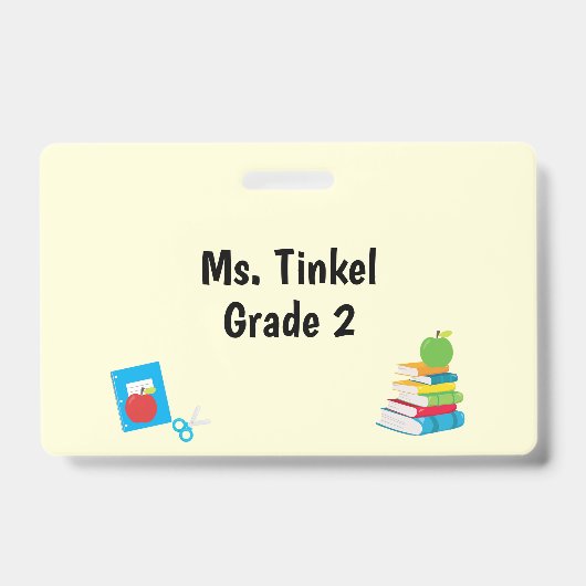 Badge Fournitures scolaires adjoint(e) d'enseignement ni (Avant)