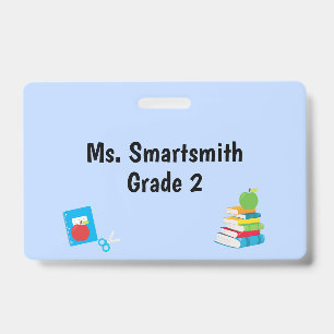 Badge Fournitures scolaires assistant de professeur nive