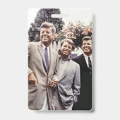 Badge Frères avec le président John Kennedy Maison Blanc (Arrière)