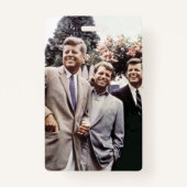 Badge Frères avec le président John Kennedy Maison Blanc (Devant)